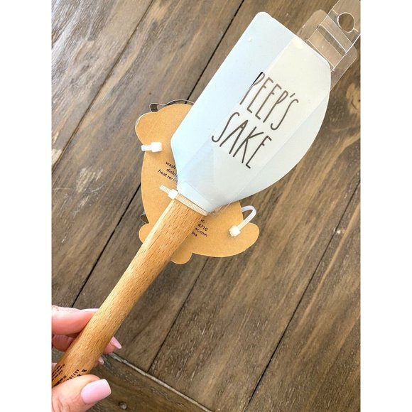 RAE DUNN Easter Spring HTF Blue Peeps Sake Spatula And Cookie Cutter Set NWT - Picture 3 of 4